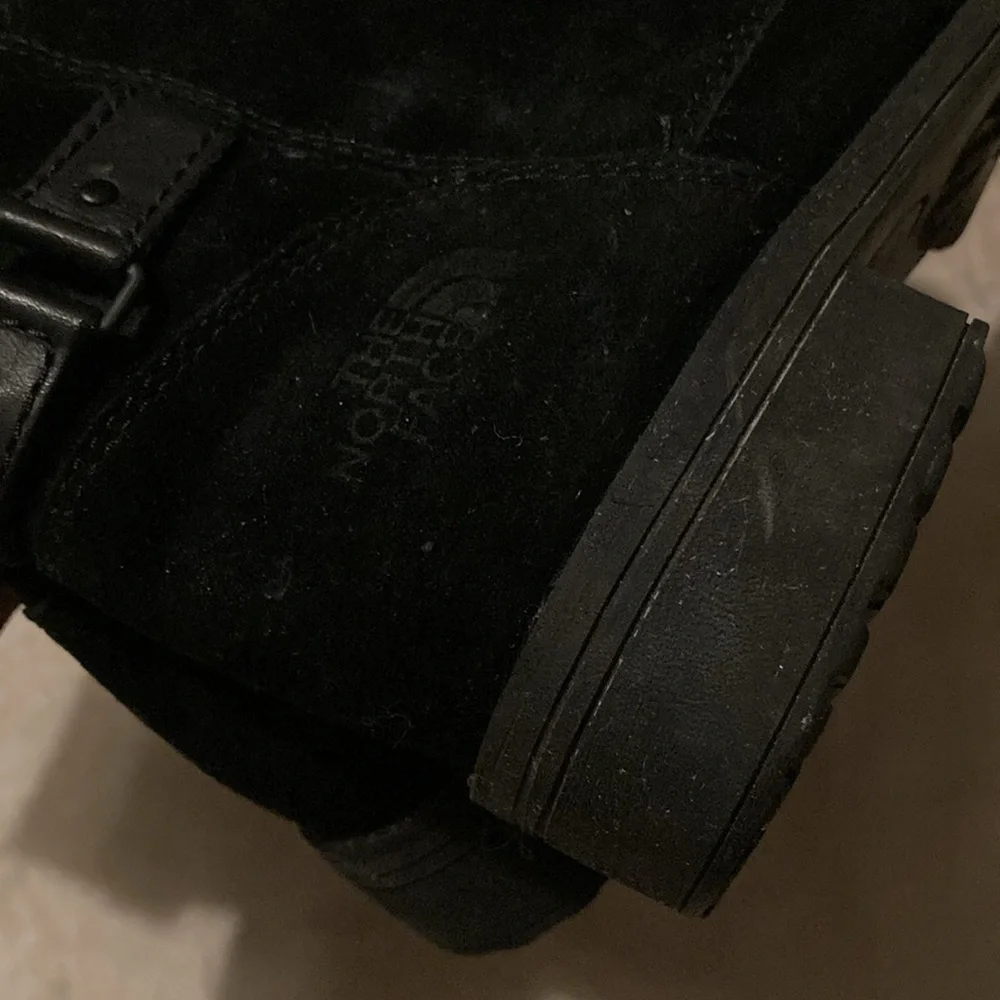 The North Face Bridgeton Suede Moto Winter Boots Riding Calf Boots